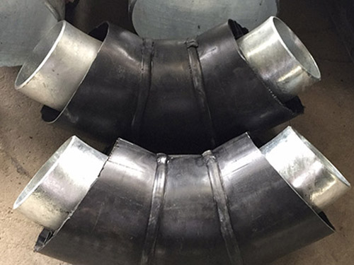 Prefabricated insulation elbow